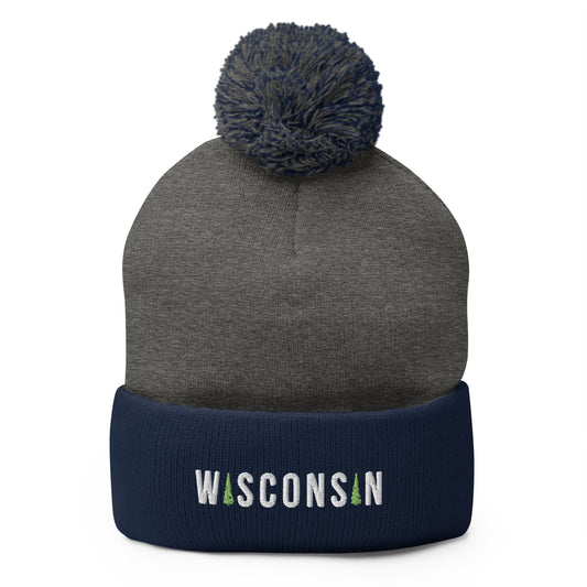 Treesconsin Pom-Pom Beanie