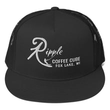 Load image into Gallery viewer, Ripple Coffee Cube Trucker Hat
