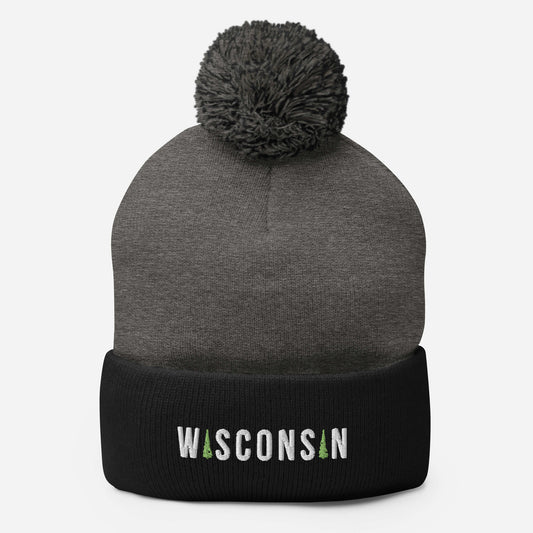 Treesconsin Pom-Pom Beanie